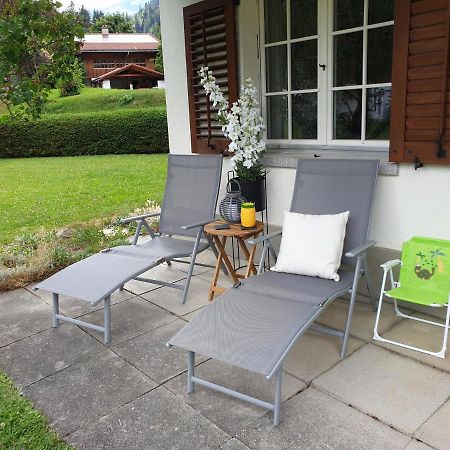Chalet Spitzhorn - Your Peak Getaway - Private Terrasse & Gratis Parkplatz Gsteig ภายนอก รูปภาพ