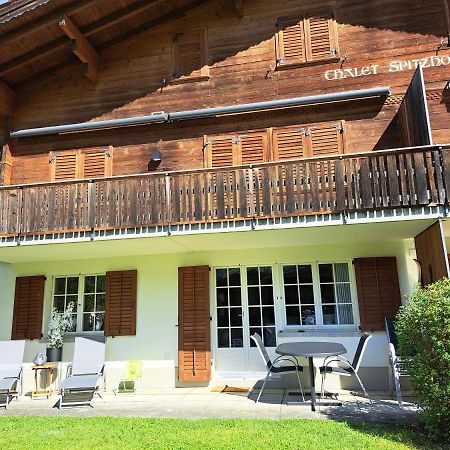 Chalet Spitzhorn - Your Peak Getaway - Private Terrasse & Gratis Parkplatz Gsteig ภายนอก รูปภาพ