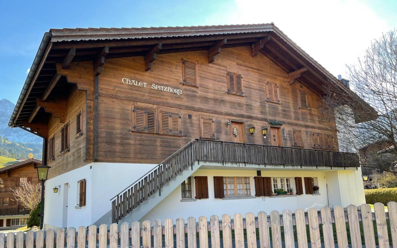 Chalet Spitzhorn - Your Peak Getaway - Private Terrasse & Gratis Parkplatz Gsteig ภายนอก รูปภาพ
